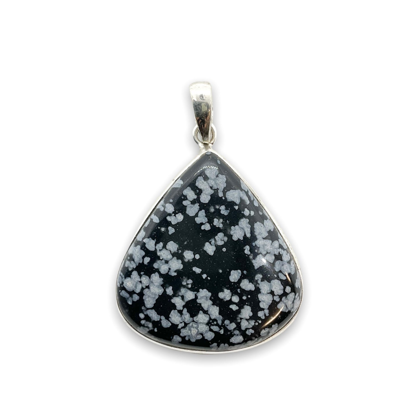 Snowflake Obsidian .925 Silver Jewelry